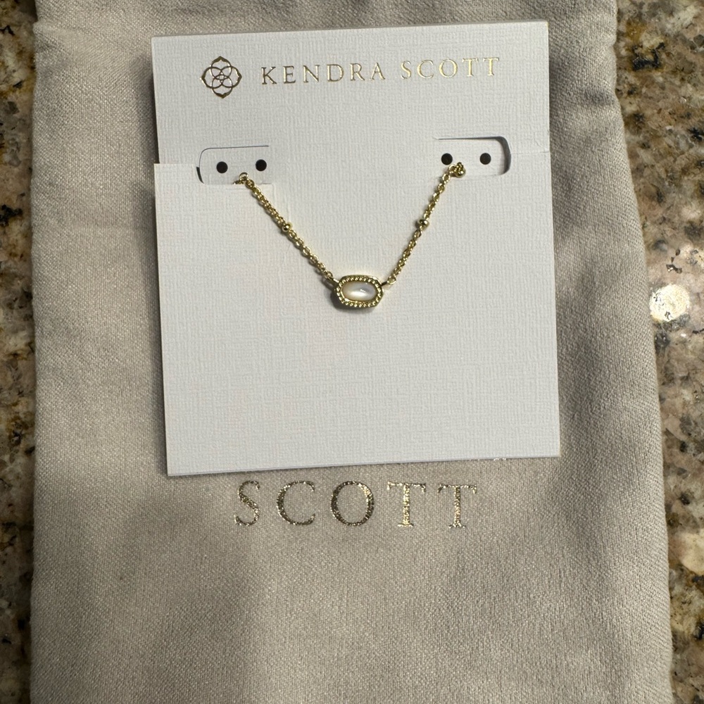 Kendra Scott Gold Mini Elisa Necklace